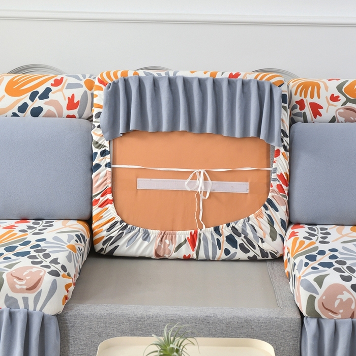 91家纺网 家纺一手货源 找家纺 千彤沙发垫 2024新款裙边款-高精密雪尼尔沙发垫 欢乐之旅-组合1