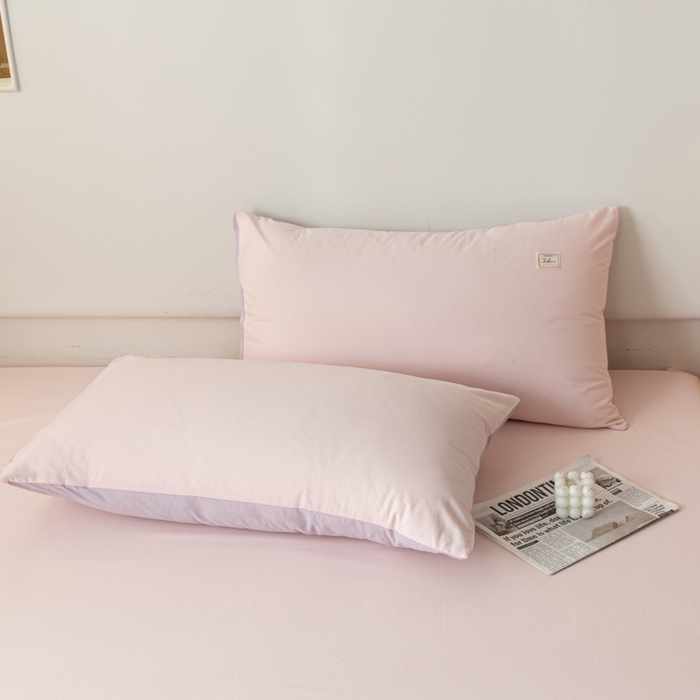 91家纺网 家纺一手货源 找家纺 AB家纺 2024新款A类40支水洗全棉床单三件套 微微粉