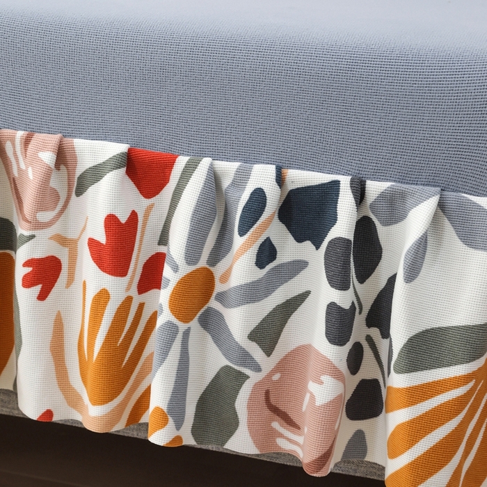 91家纺网 家纺一手货源 找家纺 千彤沙发垫 2024新款裙边款-高精密雪尼尔沙发垫 灰色-组合2