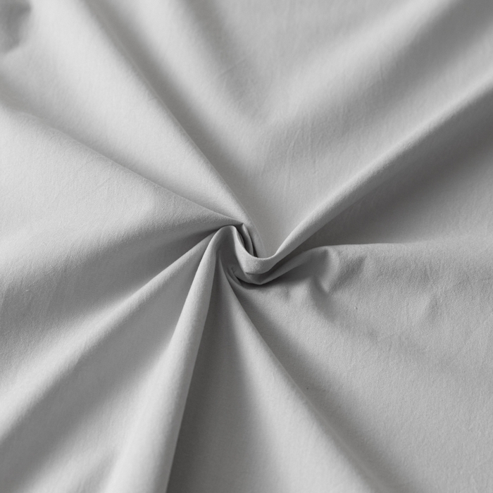 91家纺网 家纺一手货源 找家纺 AB家纺 2024新款A类40支水洗全棉床单三件套 浅灰