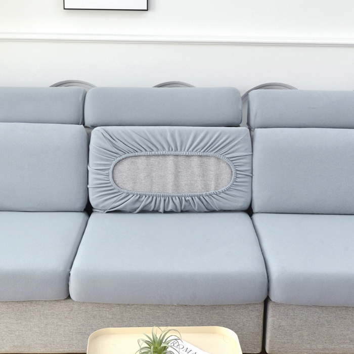 91家纺网 家纺一手货源 找家纺 千彤沙发垫 2024新款常规款-高精密雪尼尔系列沙发垫 纯色-浅灰