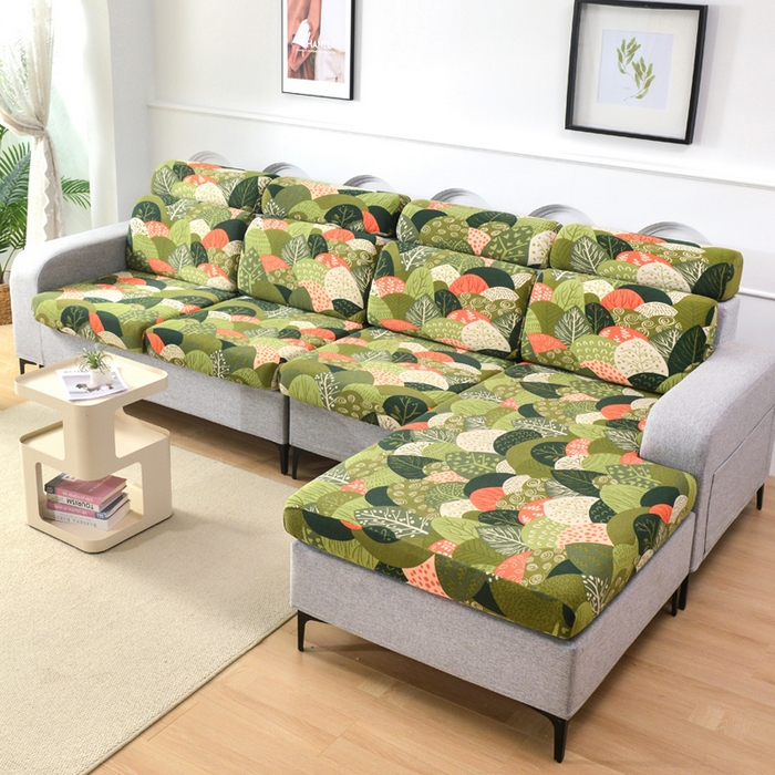 91家纺网 家纺一手货源 找家纺 千彤沙发垫 2024新款常规款-高精密雪尼尔系列沙发垫 森林派对