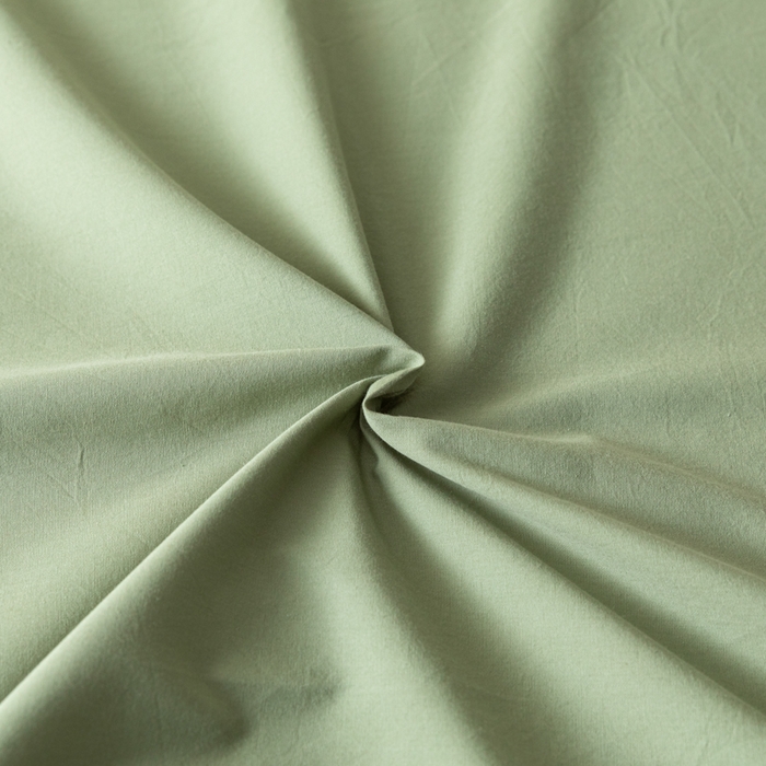 91家纺网 家纺一手货源 找家纺 AB家纺 2024新款A类40支水洗全棉床单三件套 素绿