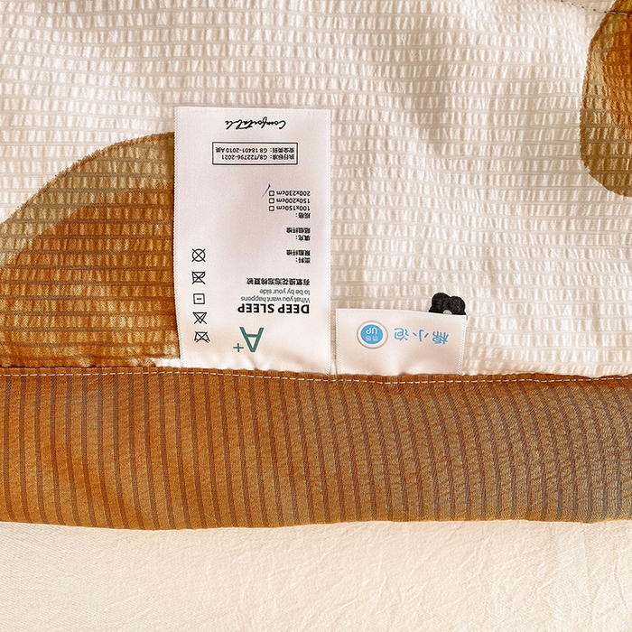 91家纺网 家纺一手货源 找家纺 金麦 2024新款A类有氧提花泡泡棉夏被 甜心