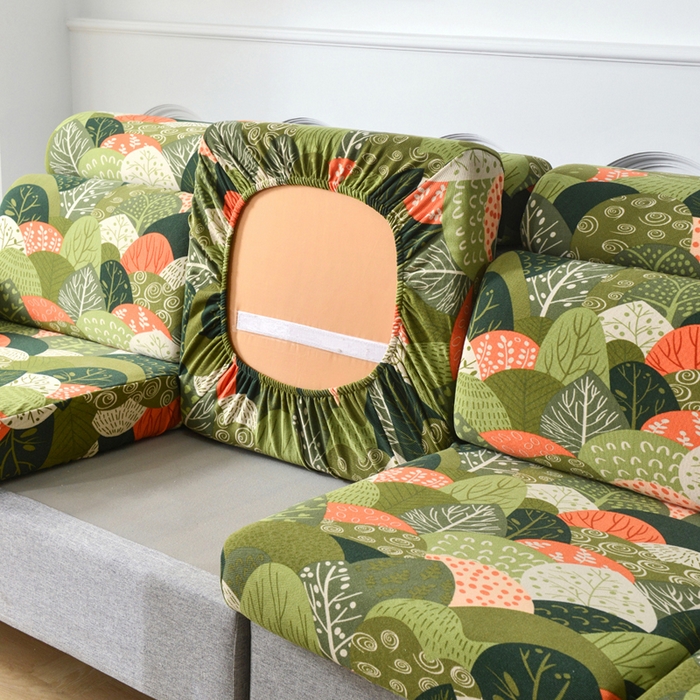 91家纺网 家纺一手货源 找家纺 千彤沙发垫 2024新款常规款-高精密雪尼尔系列沙发垫 森林派对