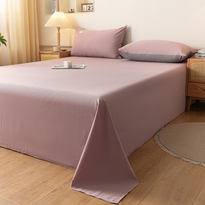 91家纺网 家纺一手货源 找家纺 （总）AB家纺 2024新款A类40支水洗全棉床单三件套