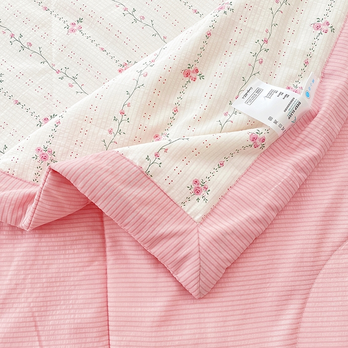 91家纺网 家纺一手货源 找家纺 金麦 2024新款A类有氧提花泡泡棉夏被 沐歌