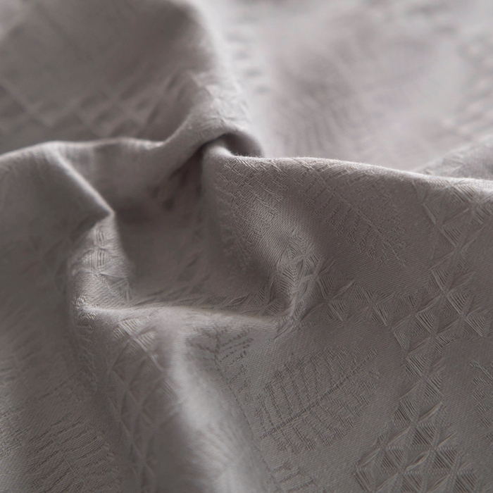 91家纺网 家纺一手货源 找家纺 AB家纺 2024新款全棉华夫格四件套 四叶草-陨石灰