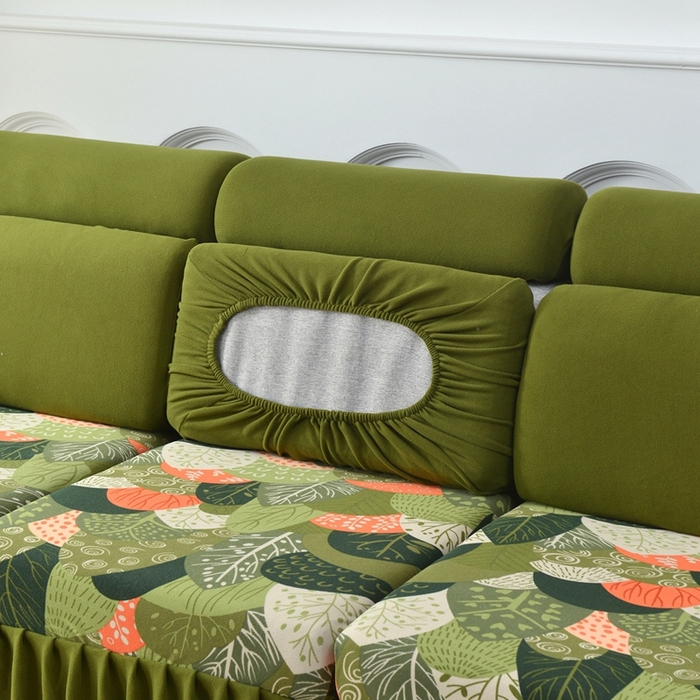 91家纺网 家纺一手货源 找家纺 千彤沙发垫 2024新款裙边款-高精密雪尼尔沙发垫 森林派对 -组合2