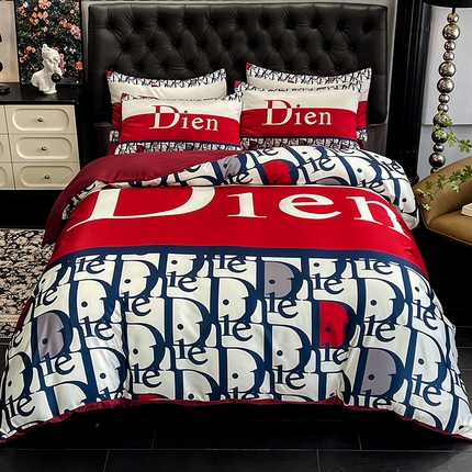 91家纺网 家纺一手货源 找家纺 （总）艺玲家纺 2024新款轻奢大版水洗真丝四件套 