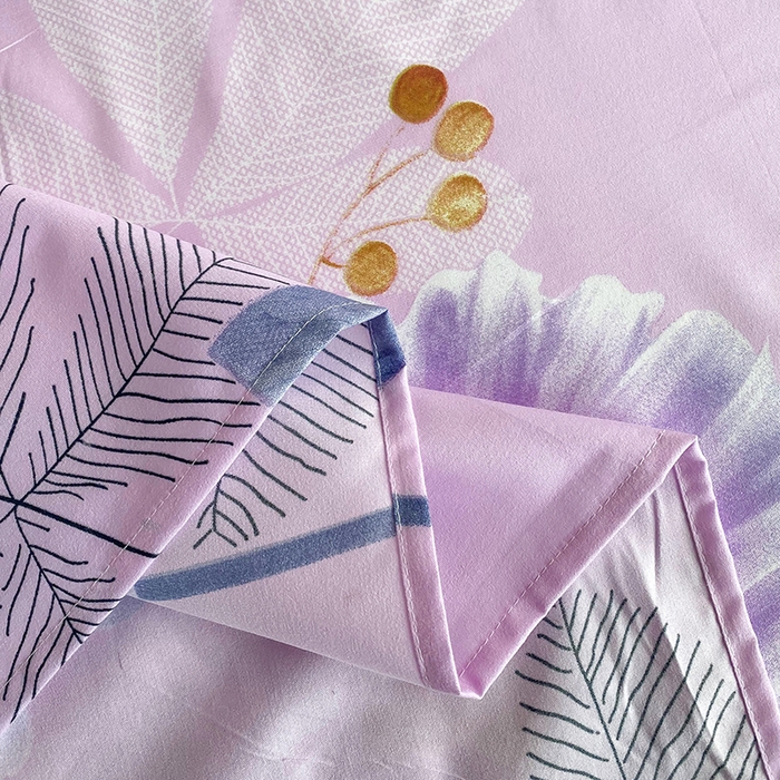 91家纺网 家纺一手货源 找家纺 梵巢家纺 2025新款加厚芦荟棉床单磨毛化纤床单 叶语