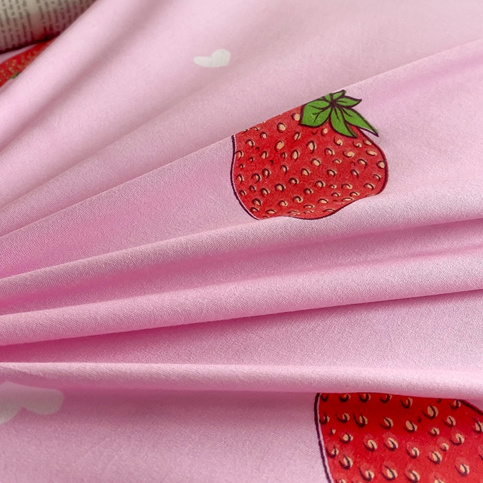 91家纺网 家纺一手货源 找家纺 梵巢 芦荟棉枕套磨毛化纤枕套48*74cm 草莓派