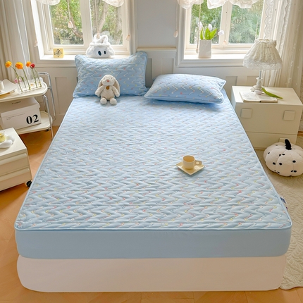 91家纺网 家纺一手货源 找家纺 （总）尊康家纺（原磊科） 2024新款亲肤舒适原棉抗菌棉夏被四件套