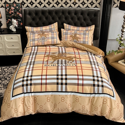 91家纺网 家纺一手货源 找家纺 （总）艺玲家纺 2024新款轻奢大版水洗真丝四件套 