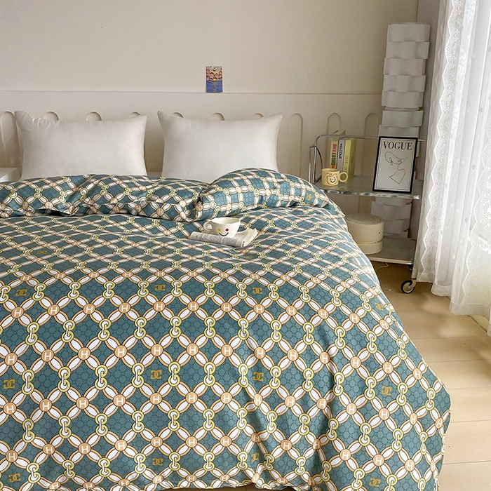 91家纺网 家纺一手货源 找家纺 梵巢家纺 芦荟棉被套，被罩化纤被套 时光之城