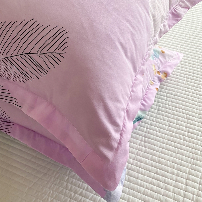 91家纺网 家纺一手货源 找家纺 梵巢 芦荟棉枕套磨毛化纤枕套48*74cm 叶语