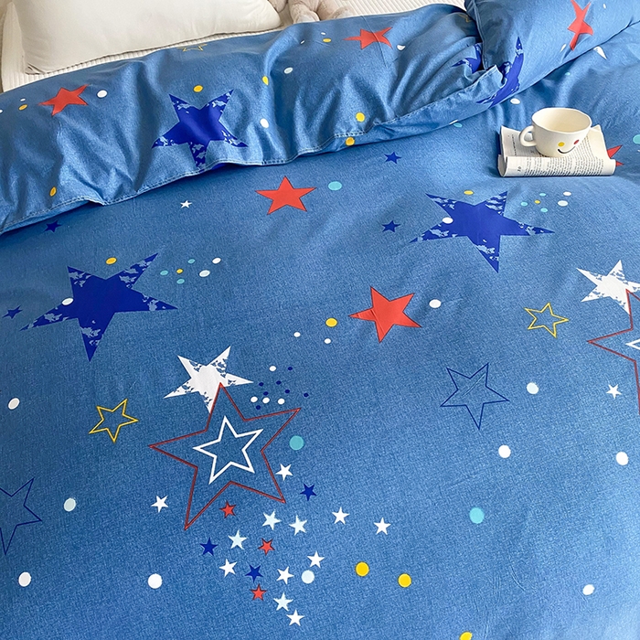 91家纺网 家纺一手货源 找家纺 梵巢家纺 芦荟棉被套，被罩化纤被套 星空