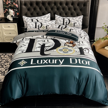 91家纺网 家纺一手货源 找家纺 （总）艺玲家纺 2024新款轻奢大版水洗真丝四件套 