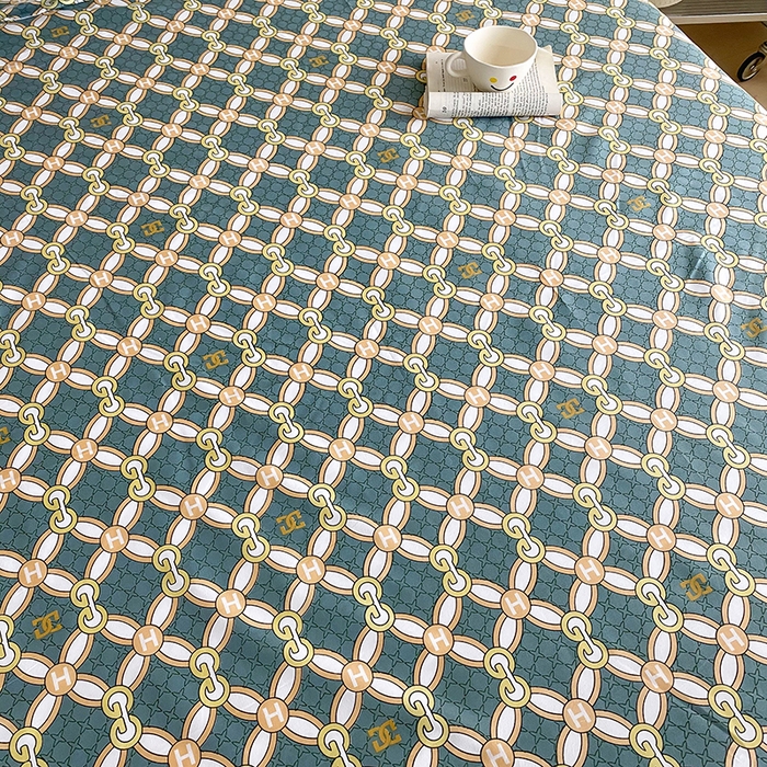 91家纺网 家纺一手货源 找家纺 梵巢家纺 2025新款加厚芦荟棉床单磨毛化纤床单 时光之城