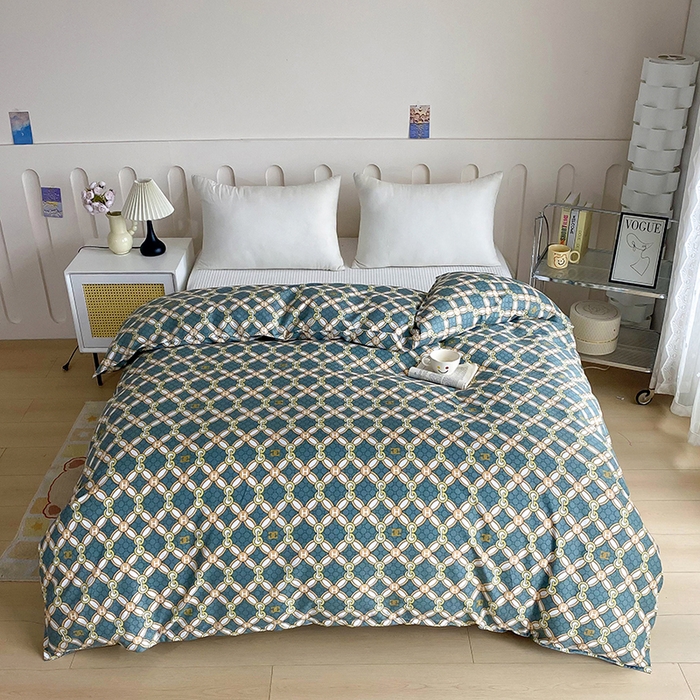 91家纺网 家纺一手货源 找家纺 梵巢家纺 芦荟棉被套，被罩化纤被套 时光之城