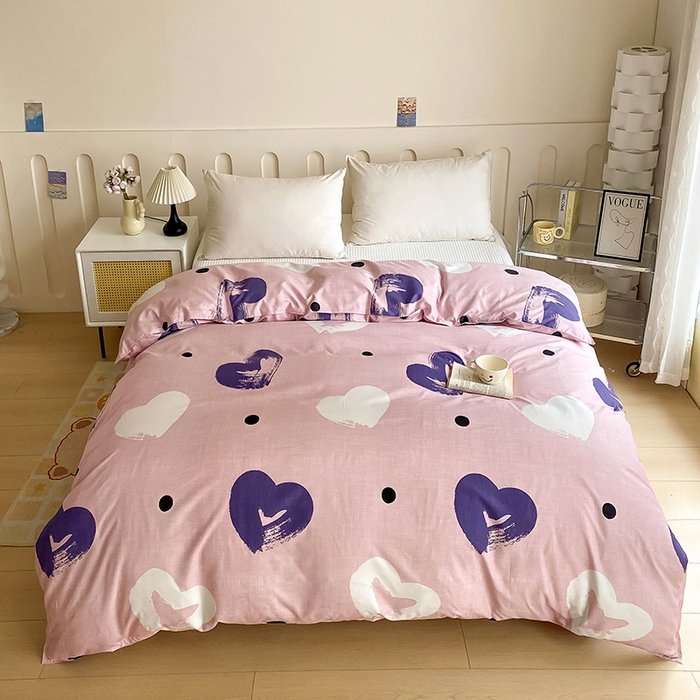 91家纺网 家纺一手货源 找家纺 梵巢家纺 芦荟棉被套，被罩化纤被套 心悦