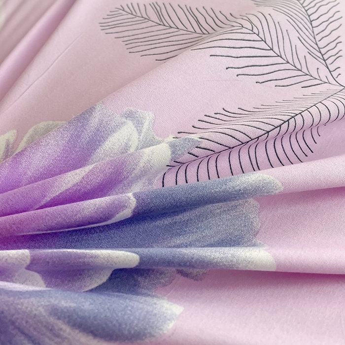 91家纺网 家纺一手货源 找家纺 梵巢家纺 芦荟棉被套，被罩化纤被套 叶语