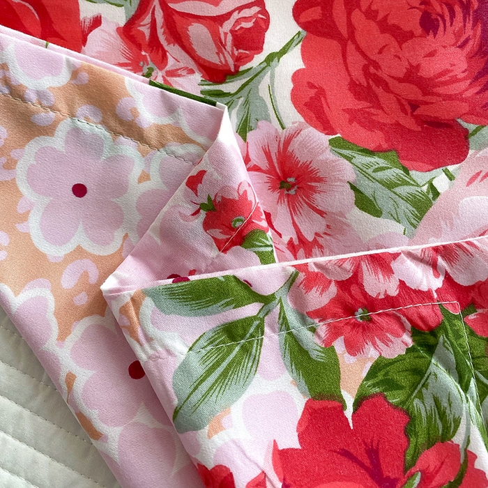 91家纺网 家纺一手货源 找家纺 梵巢 芦荟棉枕套磨毛化纤枕套48*74cm 梦想花园