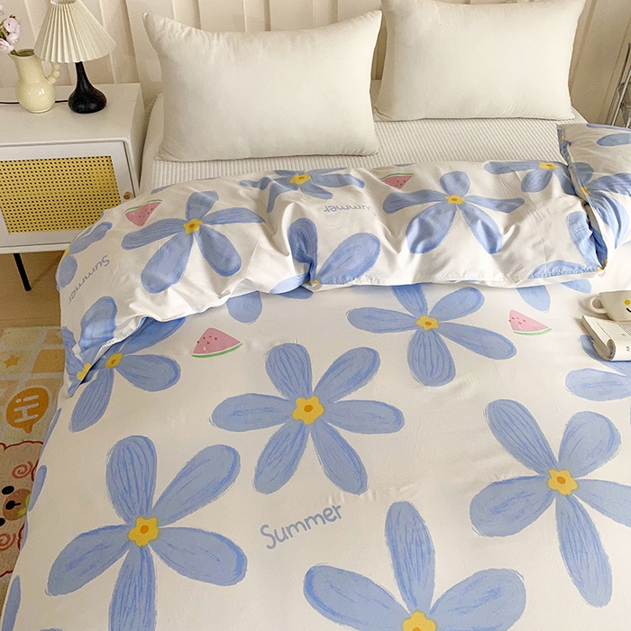 91家纺网 家纺一手货源 找家纺 梵巢家纺 芦荟棉被套，被罩化纤被套 浪漫花语