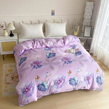 梵巢家纺 芦荟棉被套、被罩化纤被套 叶语