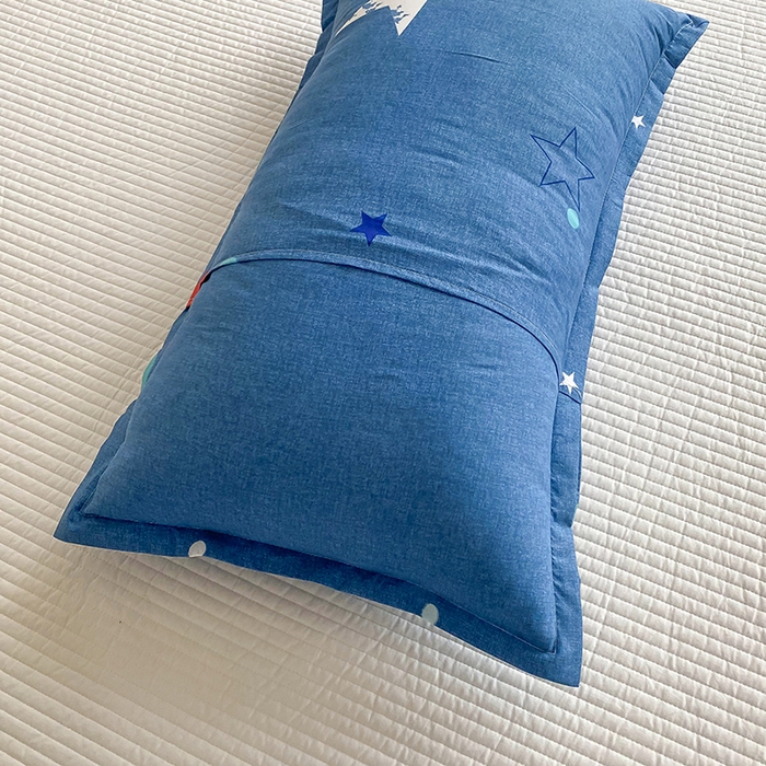 91家纺网 家纺一手货源 找家纺 梵巢 芦荟棉枕套磨毛化纤枕套48*74cm 星空