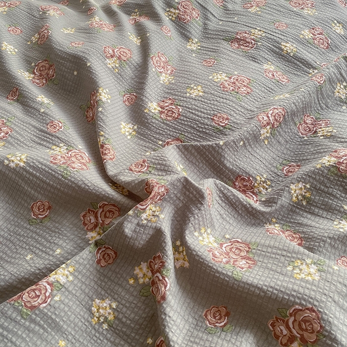 91家纺网 家纺一手货源 找家纺 寐时代 2024新款A类有氧提花水洗泡泡棉四件套 暗香