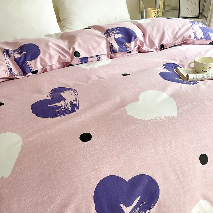 91家纺网 家纺一手货源 找家纺 梵巢家纺 芦荟棉被套，被罩化纤被套 心悦