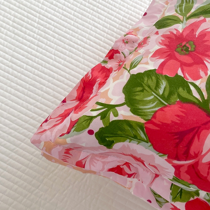 91家纺网 家纺一手货源 找家纺 梵巢 芦荟棉枕套磨毛化纤枕套48*74cm 梦想花园