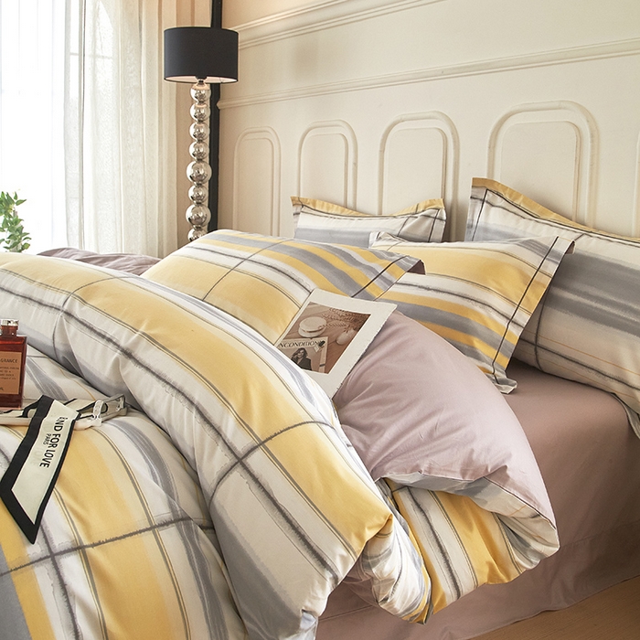 91家纺网 家纺一手货源 找家纺 沐白家居 2024新款全棉13376全棉印花四件套 北海道