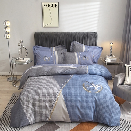 格里芬家纺 2025新款全棉大版13372纯棉印花四件套 简爱