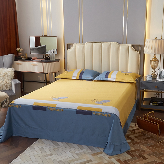 91家纺网 家纺一手货源 找家纺 格里芬家纺 2025新款全棉大版13372纯棉印花四件套 简希