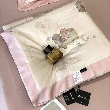 91家纺网 家纺一手货源 找家纺 （总）朵美 2025新款50支天丝印花夏被+夏被四件套