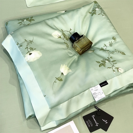 91家纺网 家纺一手货源 找家纺 （总）朵美 2025新款50支天丝印花夏被+夏被四件套