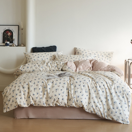 91家纺网 家纺一手货源 找家纺 （总）希文家纺 2024新款全棉13372四件套-莱茵河畔系列