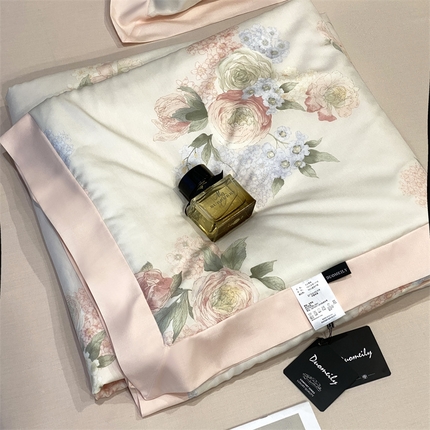 91家纺网 家纺一手货源 找家纺 （总）朵美 2025新款50支天丝印花夏被+夏被四件套