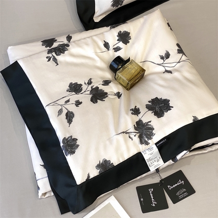 91家纺网 家纺一手货源 找家纺 （总）朵美 2025新款50支天丝印花夏被+夏被四件套