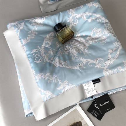 91家纺网 家纺一手货源 找家纺 （总）朵美 2025新款50支天丝印花夏被+夏被四件套