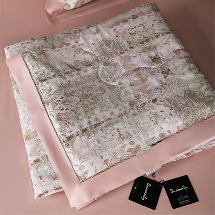 91家纺网 家纺一手货源 找家纺 （总）朵美 2025新款50支天丝镂空单夏被