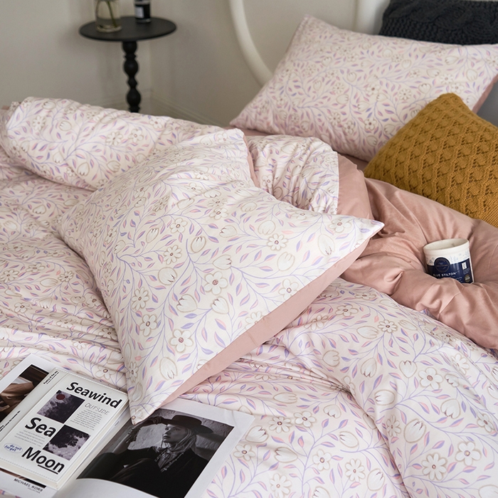 91家纺网 家纺一手货源 找家纺 希文家纺 2024新款全棉13372四件套-莱茵河畔系列 赫拉