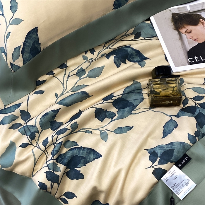 91家纺网 家纺一手货源 找家纺 朵美 2024新款50支天丝印花夏被 岸芷