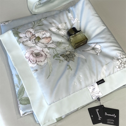 91家纺网 家纺一手货源 找家纺 （总）朵美 2025新款50支天丝印花夏被+夏被四件套