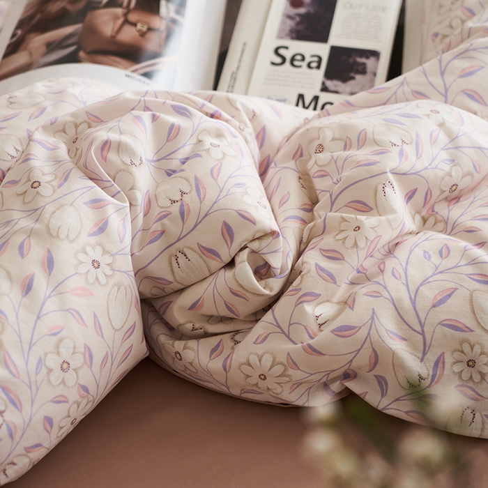 91家纺网 家纺一手货源 找家纺 希文家纺 2024新款全棉13372四件套-莱茵河畔系列 赫拉