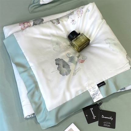 91家纺网 家纺一手货源 找家纺 （总）朵美 2025新款50支天丝印花夏被+夏被四件套