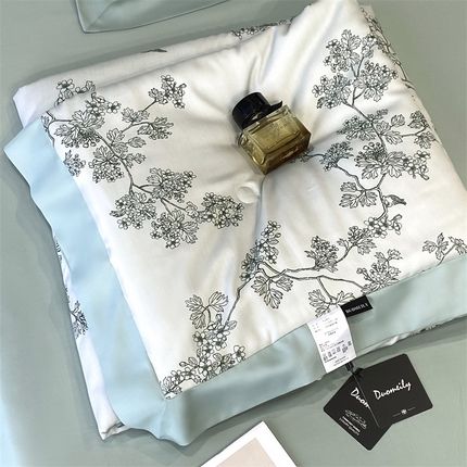 91家纺网 家纺一手货源 找家纺 （总）朵美 2025新款50支天丝印花夏被+夏被四件套