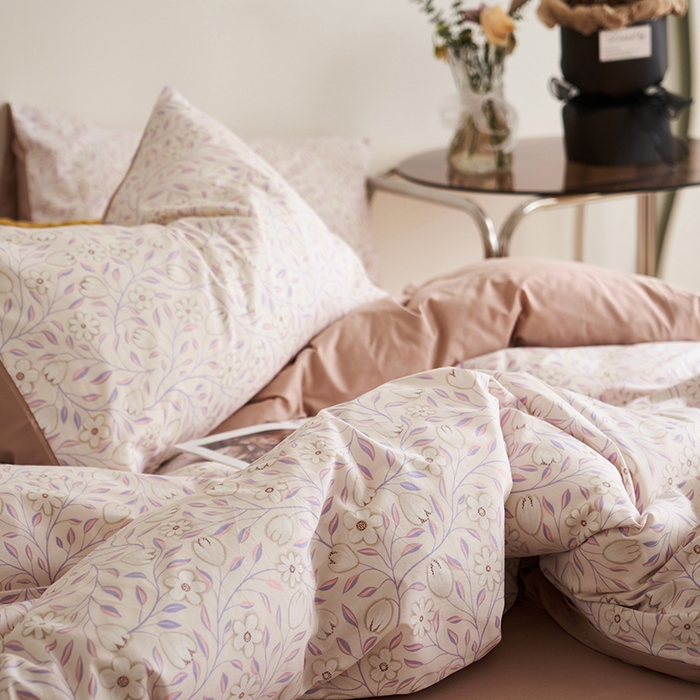 91家纺网 家纺一手货源 找家纺 希文家纺 2024新款全棉13372四件套-莱茵河畔系列 赫拉